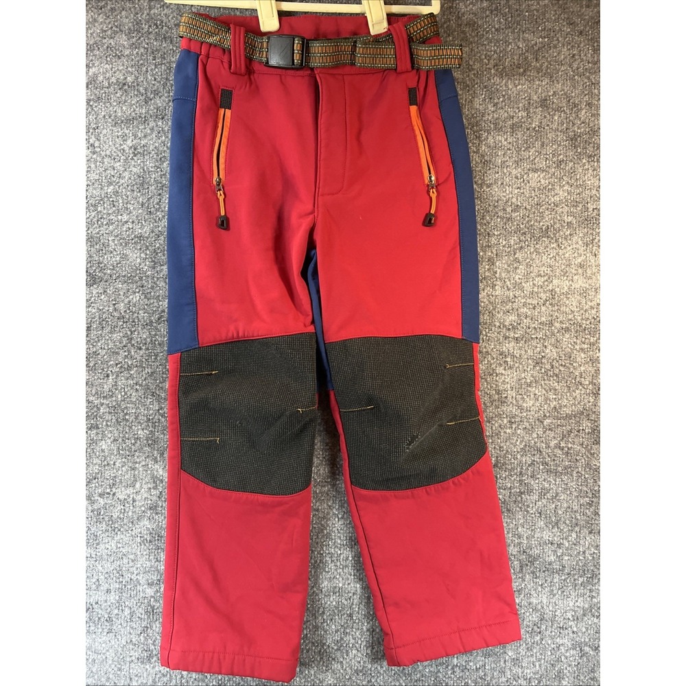 VTG North Face Youth Boys Size M (10/12) Gore-Tex Ski Snow Pants Red/Blue